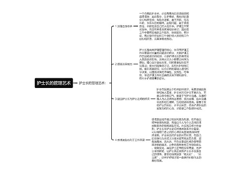 护士长的管理艺术