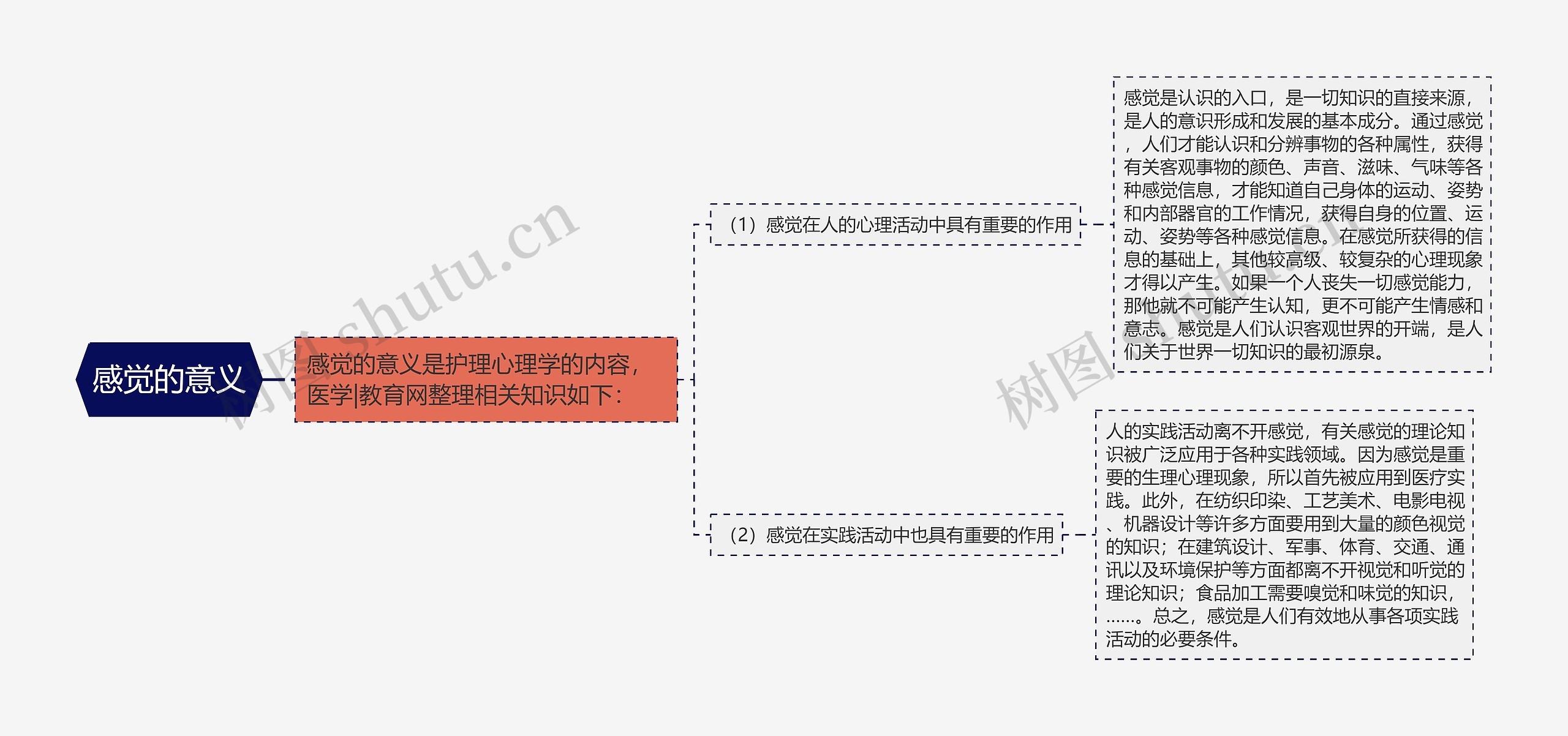 感觉的意义思维导图