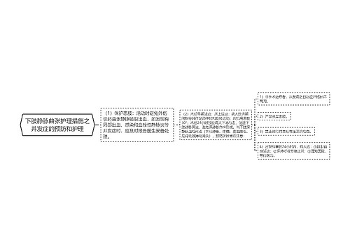 下肢静脉曲张护理措施之并发症的预防和护理