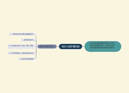 首次入院护理记录