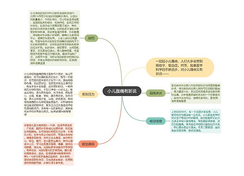 小儿腹痛有新说