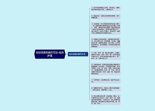 自动洗胃机操作方法-临床护理