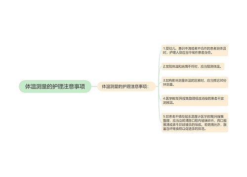 体温测量的护理注意事项