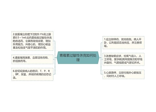 青霉素过敏性休克如何处理