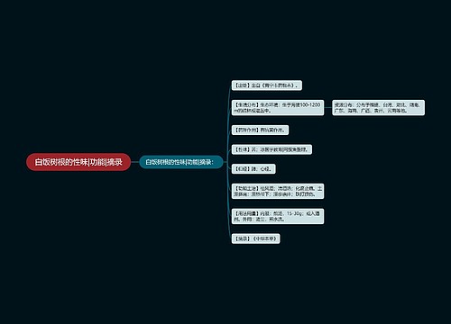 白饭树根的性味|功能|摘录
