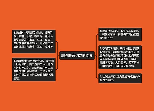 胸腹联合伤诊断简介