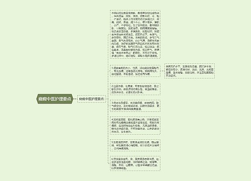 癥瘕中医护理要点