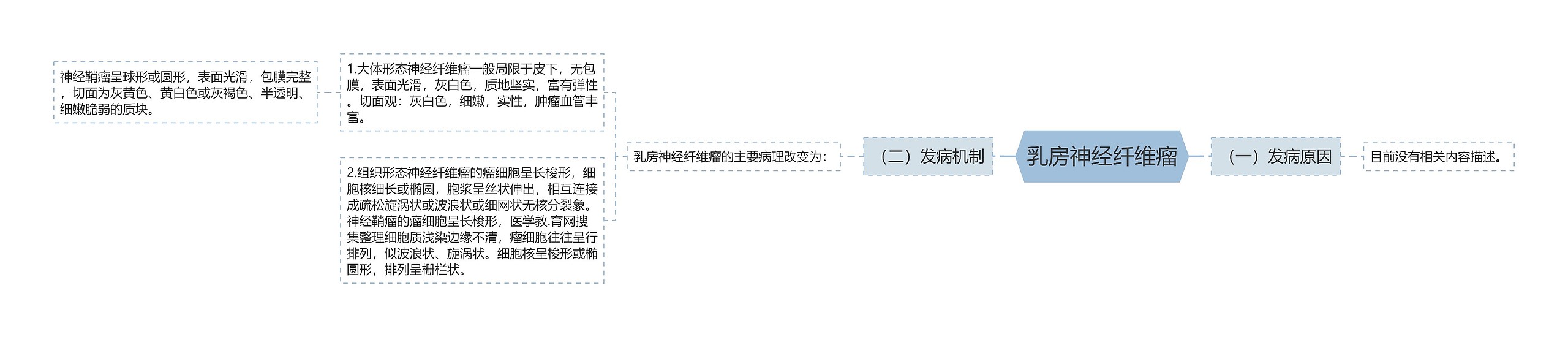 乳房神经纤维瘤思维导图