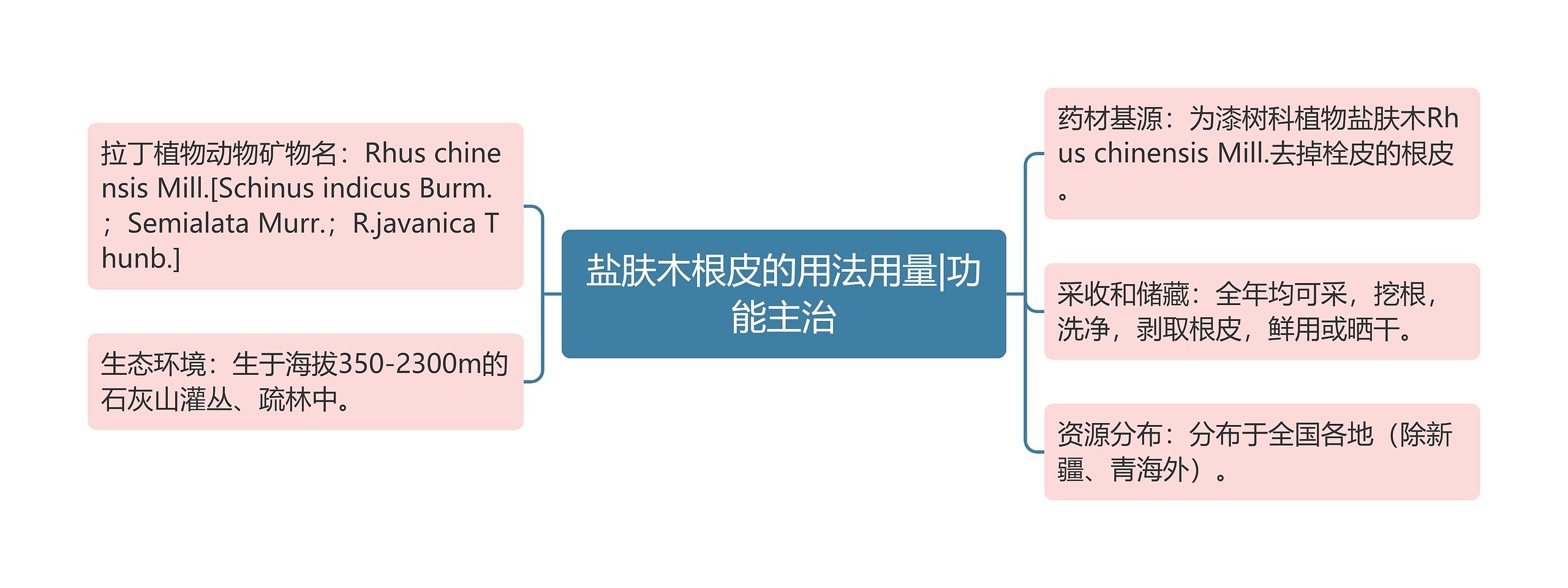 盐肤木根皮的用法用量|功能主治