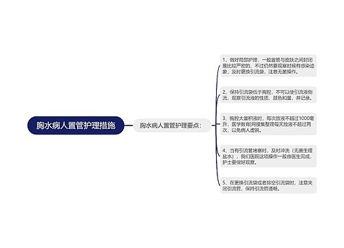 胸水病人置管护理措施