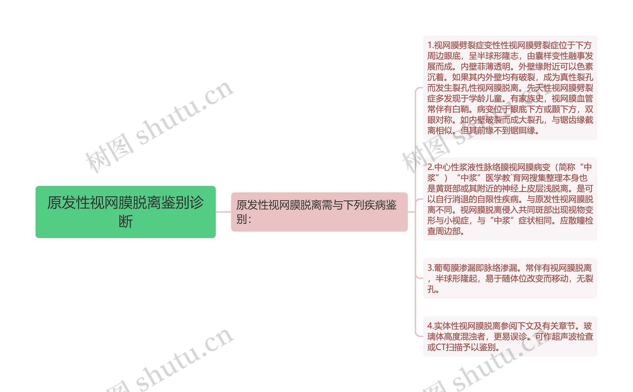 原发性视网膜脱离鉴别诊断