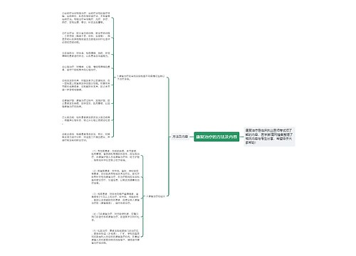 康复治疗的方法及内容