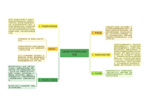 动脉硬化性闭塞症应做的检查