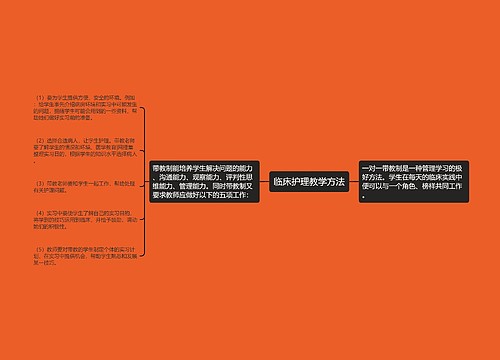 临床护理教学方法