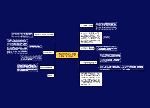 工程建设招标设标合同合同条件（第3部分）四