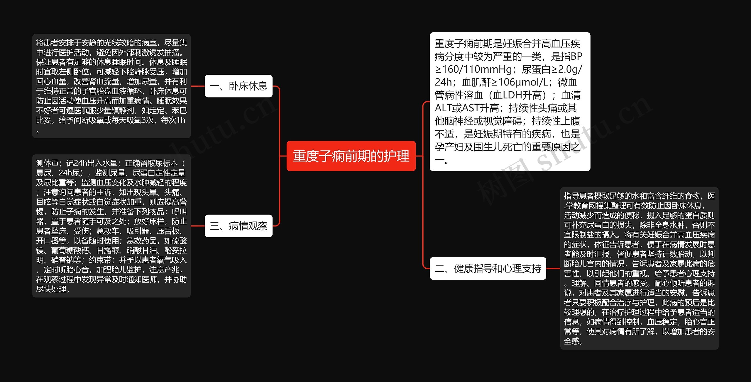 重度子痫前期的护理 重度子痫前期的护理