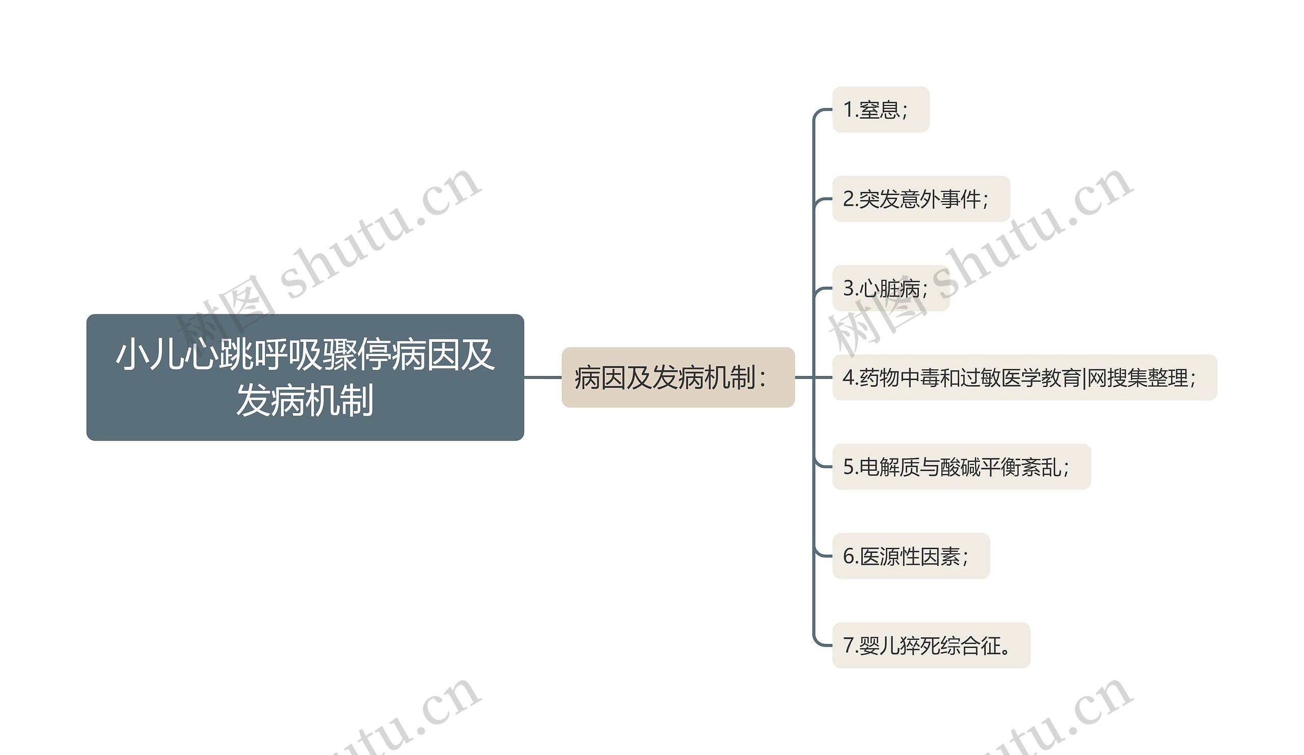 小儿心跳呼吸骤停病因及发病机制