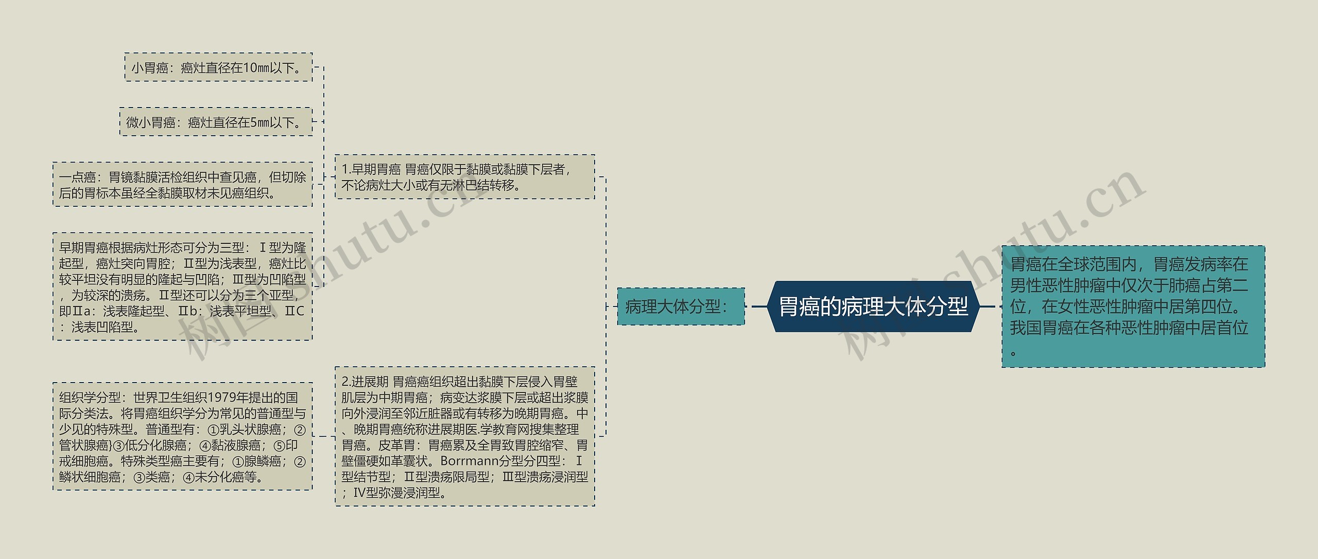 胃癌的病理大体分型