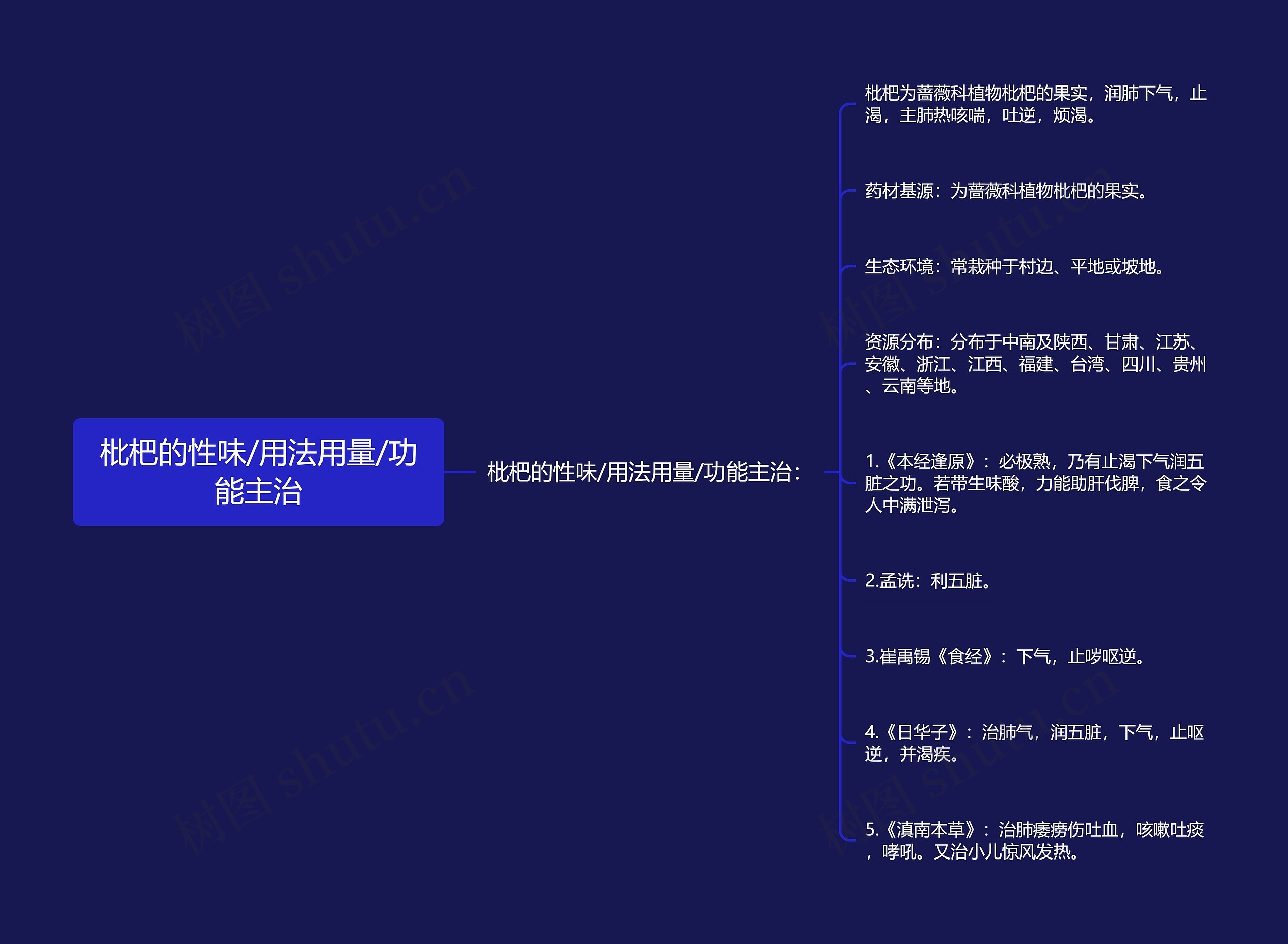 枇杷的性味/用法用量/功能主治 枇杷的性味/用法用量/功能主治