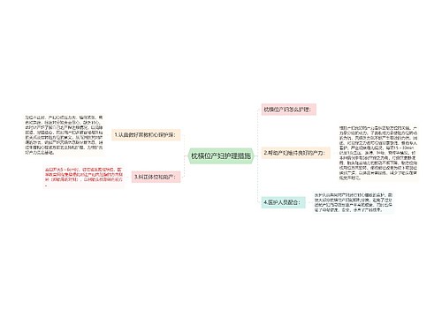 枕横位产妇护理措施