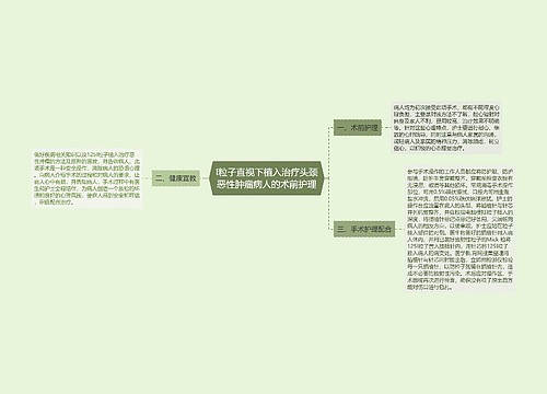 I粒子直视下植入治疗头颈恶性肿瘤病人的术前护理