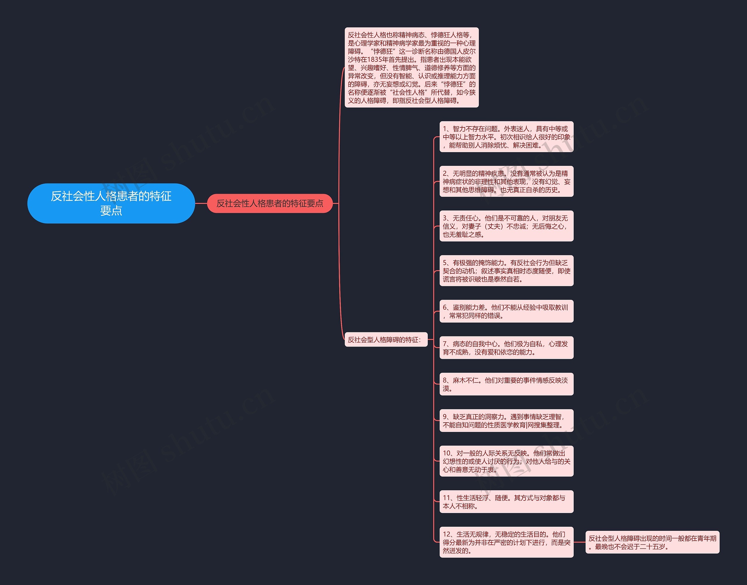 反社会性人格患者的特征要点 反社会性人格患者的特征要点