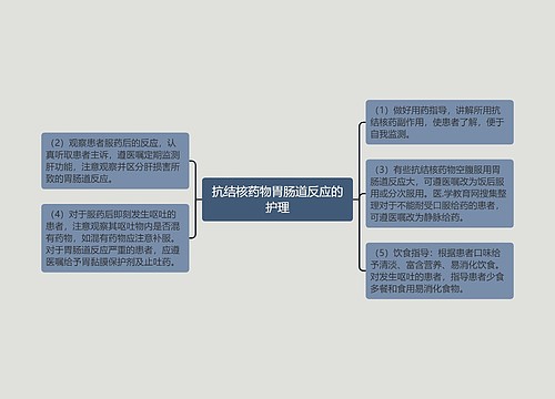 抗结核药物胃肠道反应的护理