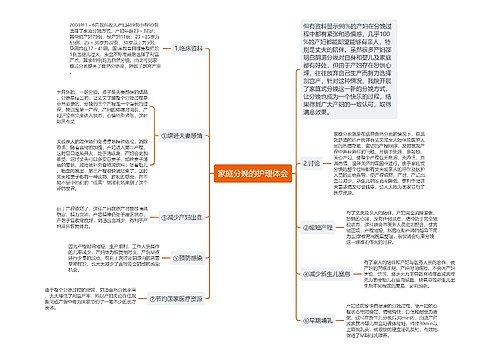 家庭分娩的护理体会