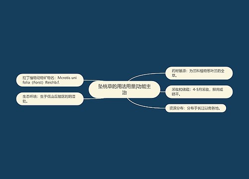 坠桃草的用法用量|功能主治