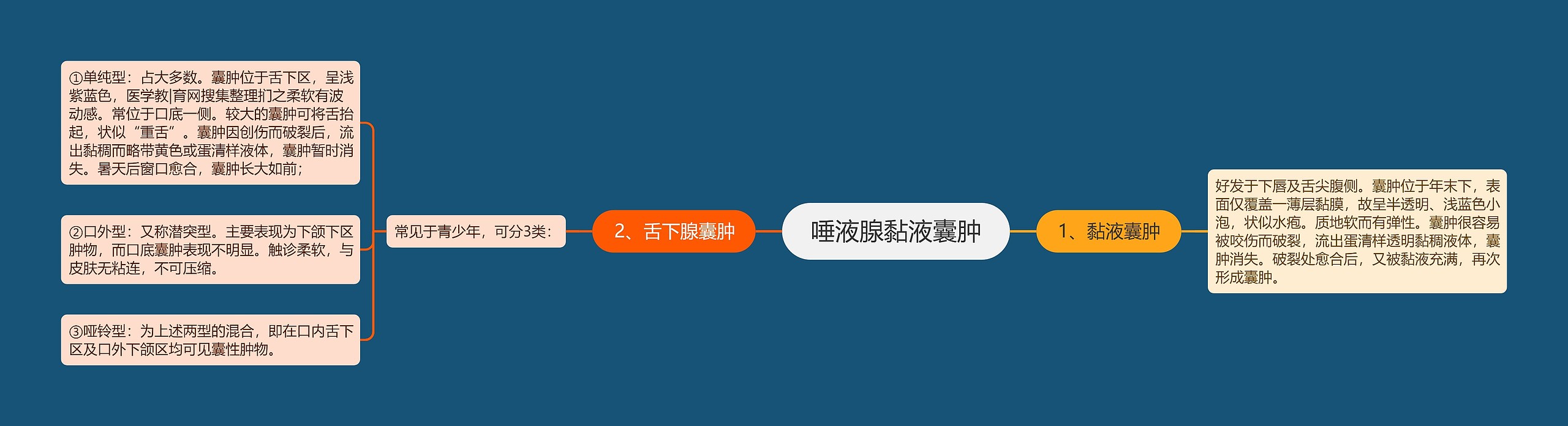 唾液腺黏液囊肿
