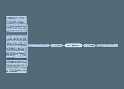 丛集性头痛的病因 丛集性头痛的病因