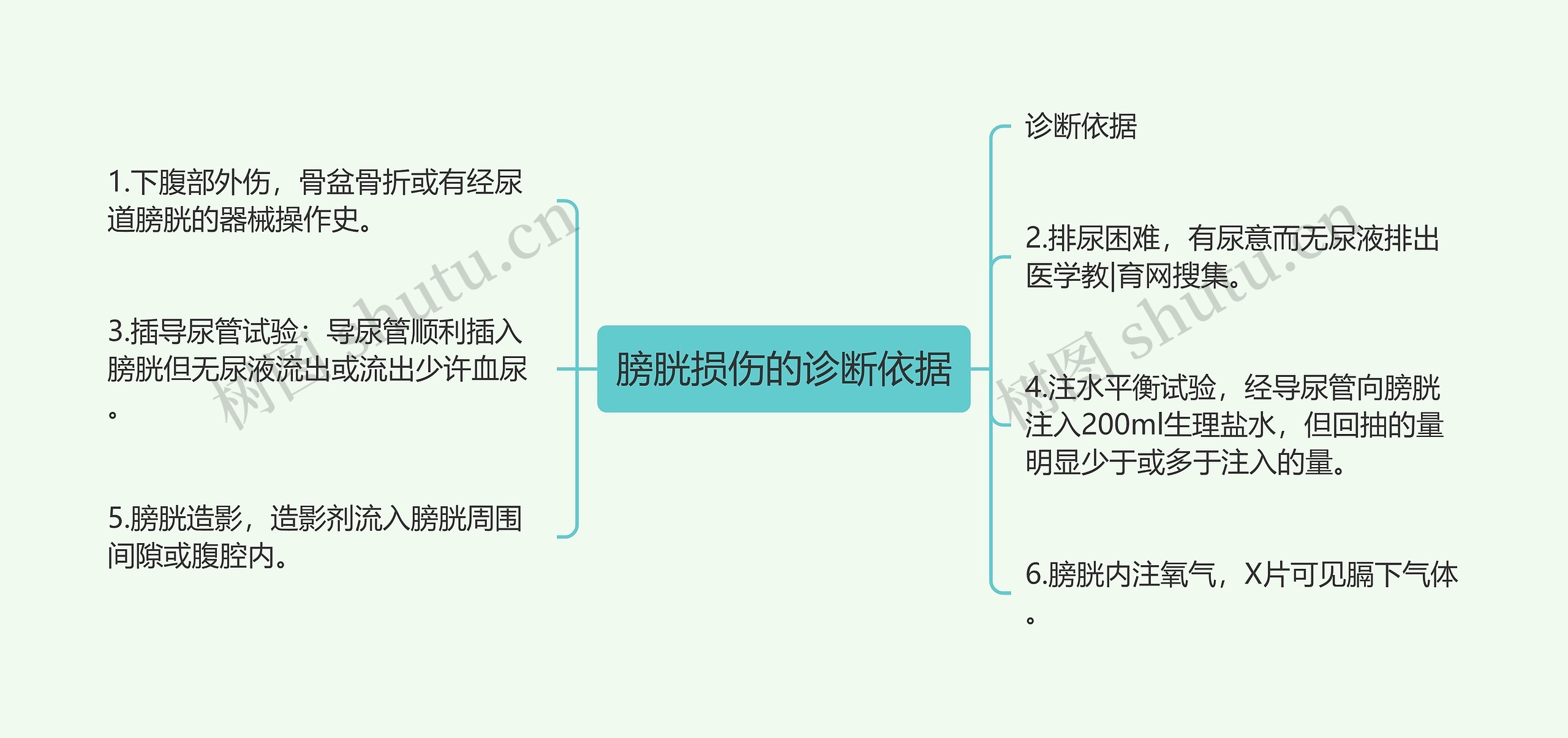 膀胱损伤的诊断依据