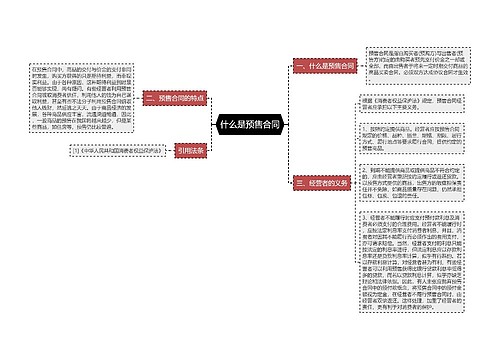 什么是预售合同