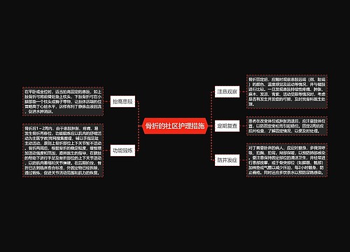 骨折的社区护理措施