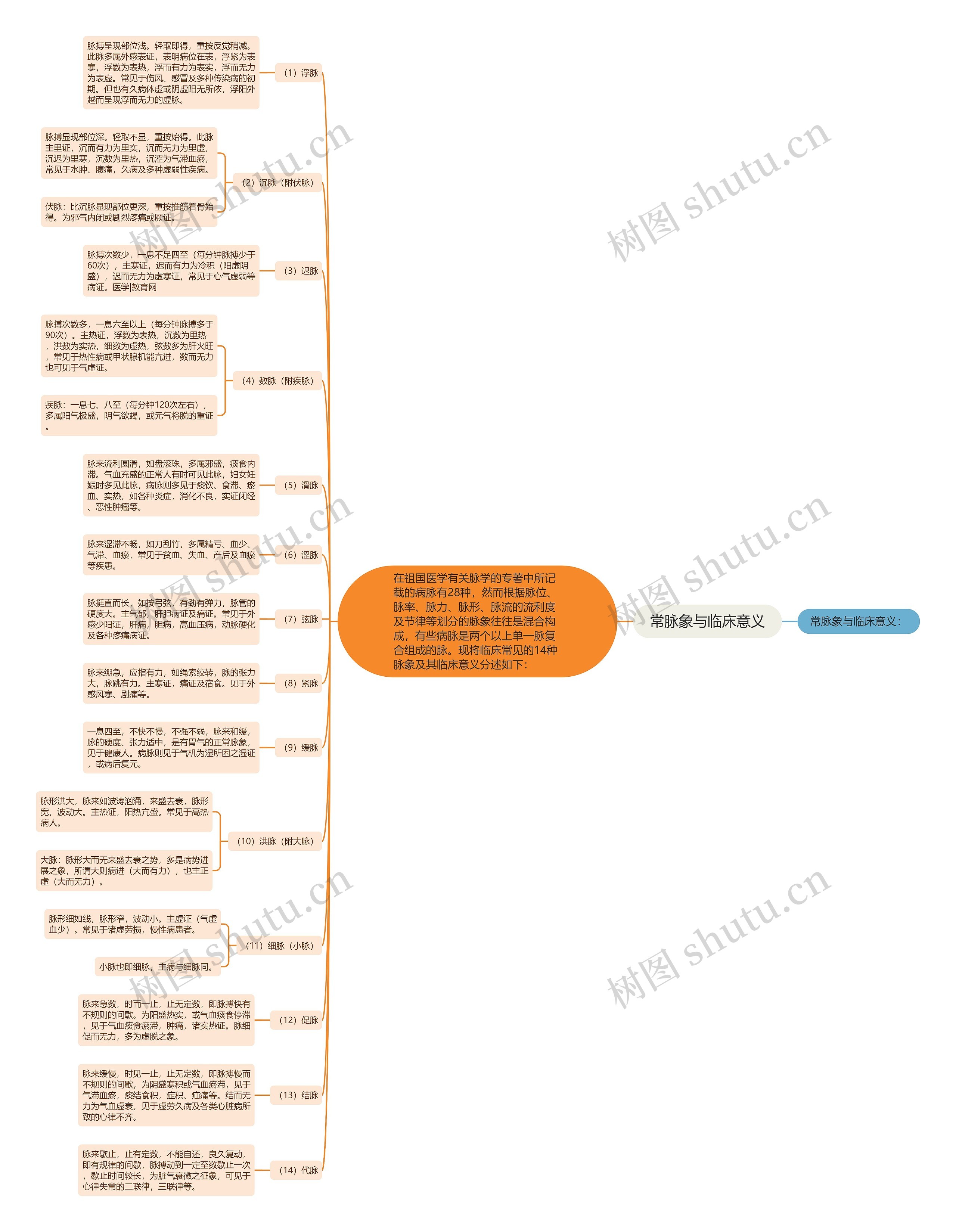 常脉象与临床意义 常脉象与临床意义