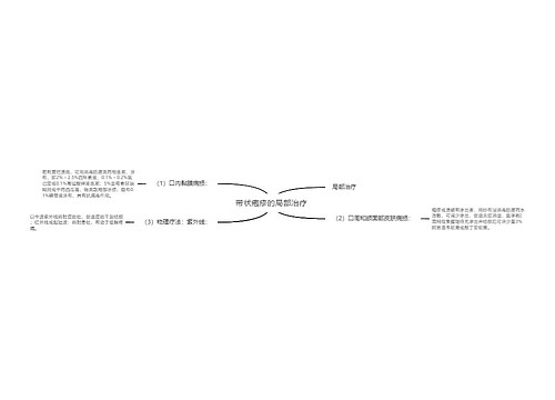 带状疱疹的局部治疗