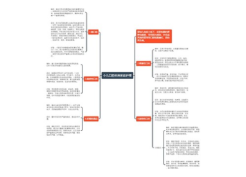 小儿口腔疾病家庭护理