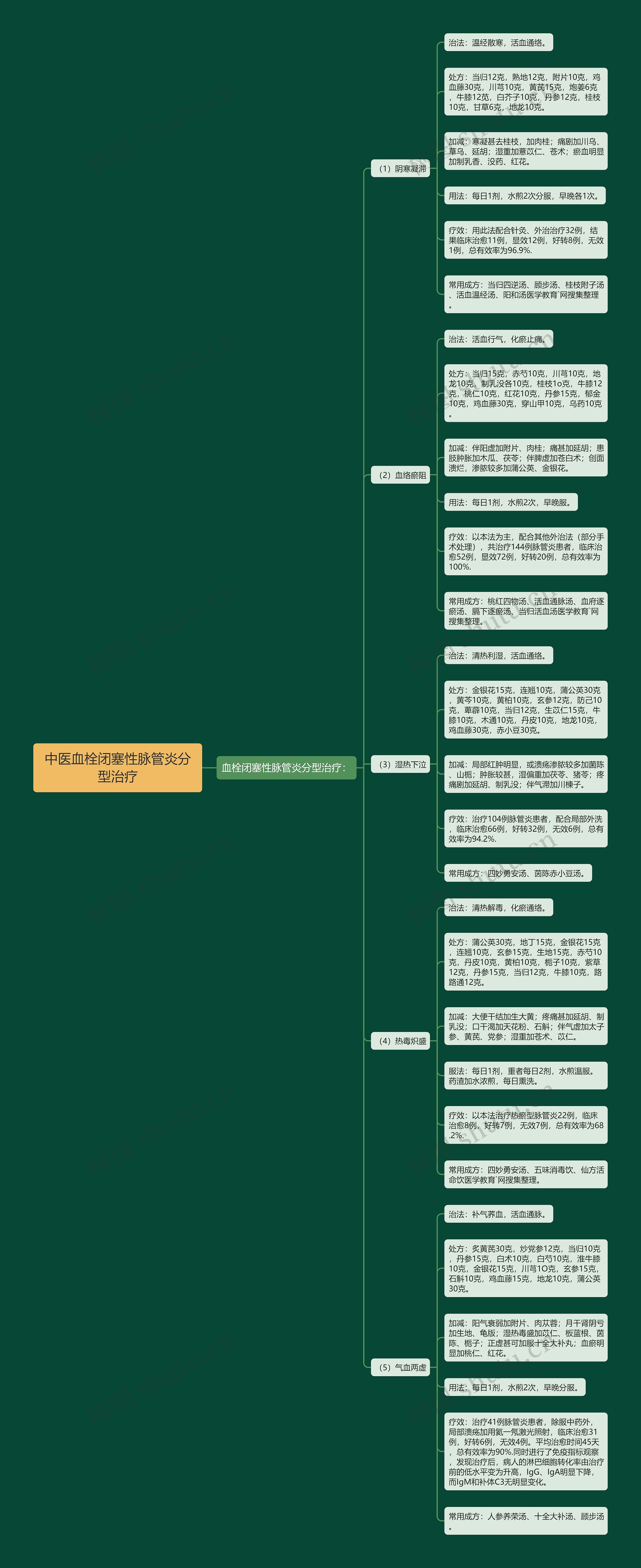 中医血栓闭塞性脉管炎分型治疗 中医血栓闭塞性脉管炎分型治疗