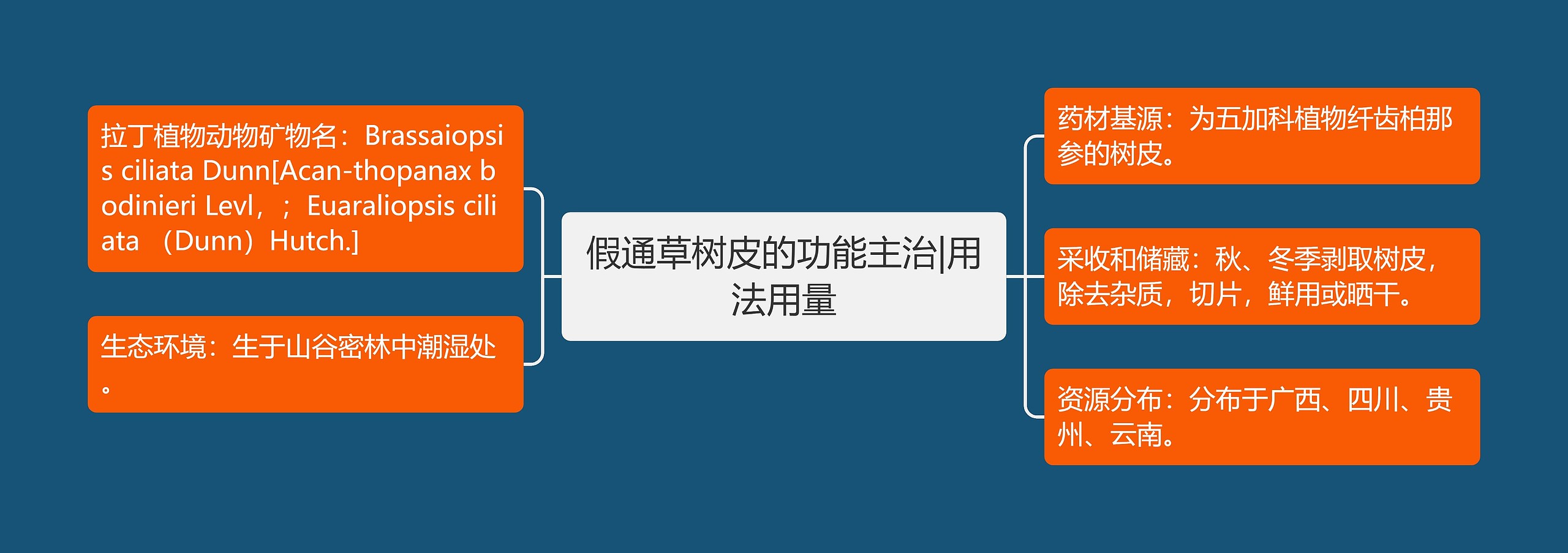 假通草树皮的功能主治|用法用量 假通草树皮的功能主治|用法用量