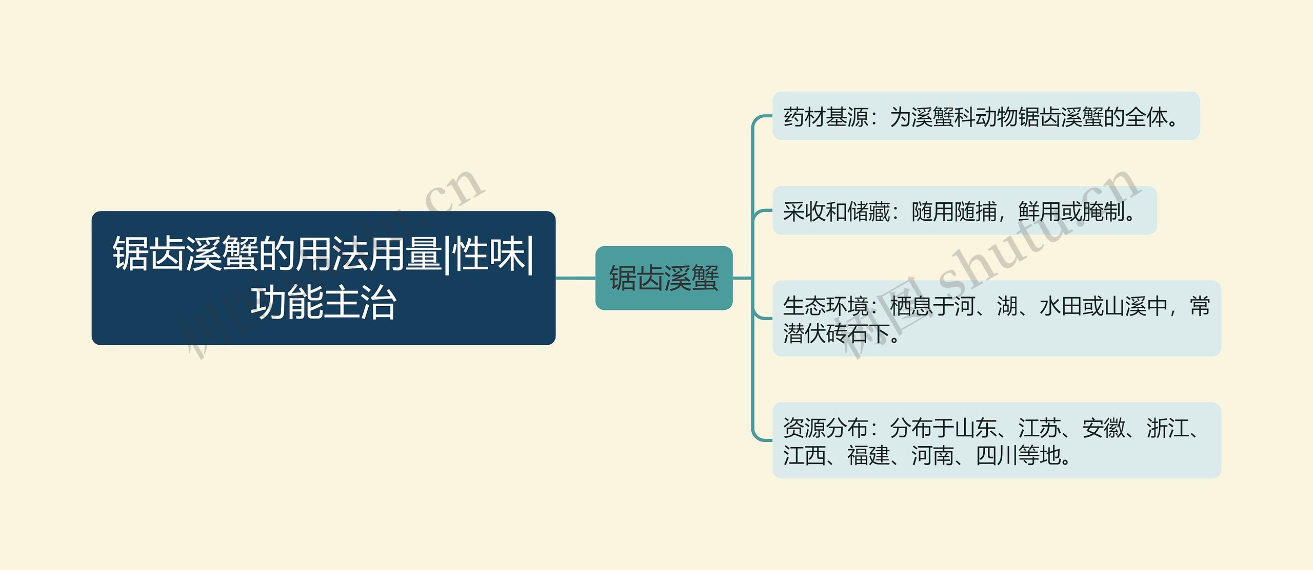 锯齿溪蟹的用法用量|性味|功能主治