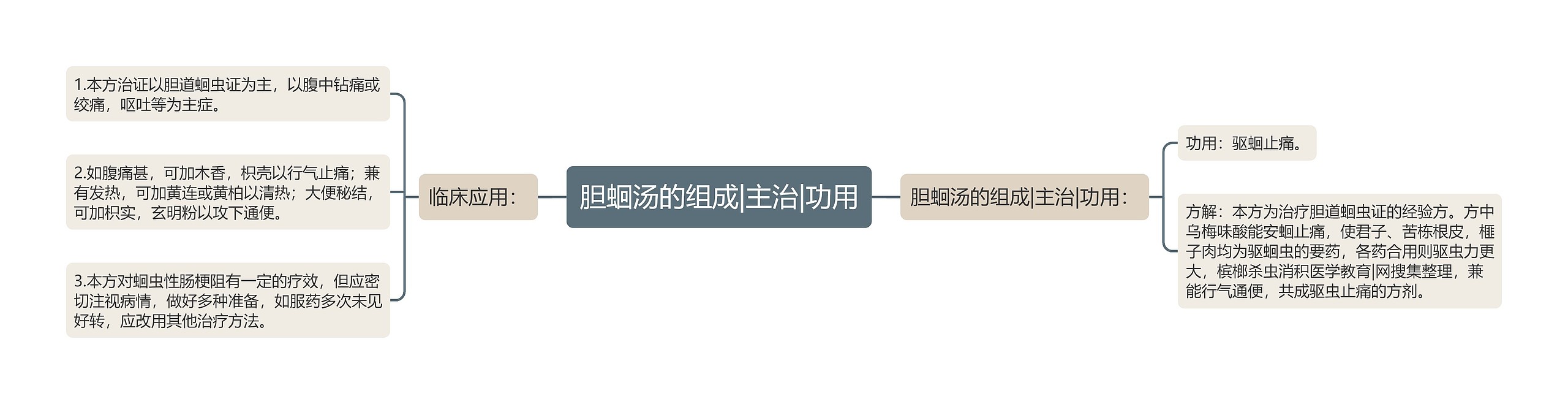 胆蛔汤的组成|主治|功用