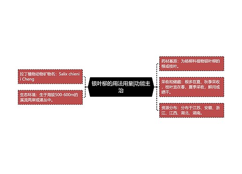 银叶柳的用法用量|功能主治