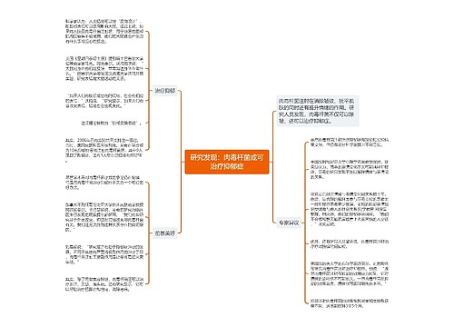 研究发现：肉毒杆菌或可治疗抑郁症