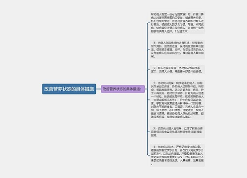 改善营养状态的具体措施