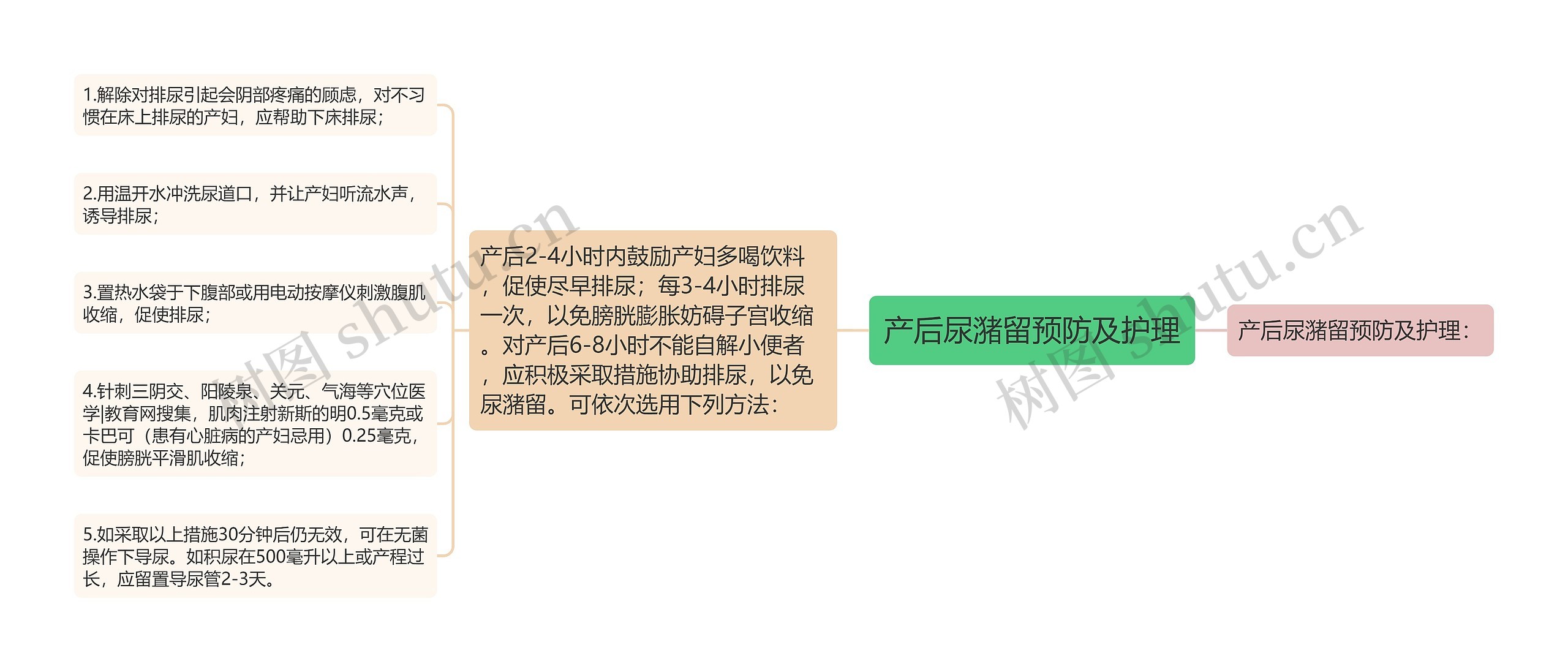 产后尿潴留预防及护理
