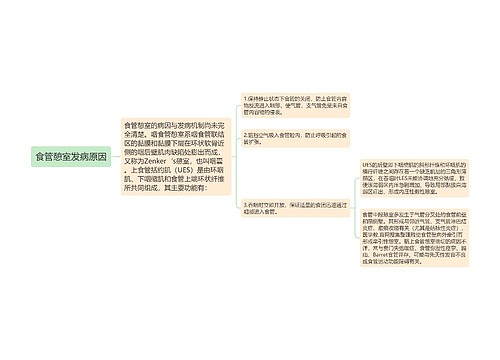 食管憩室发病原因