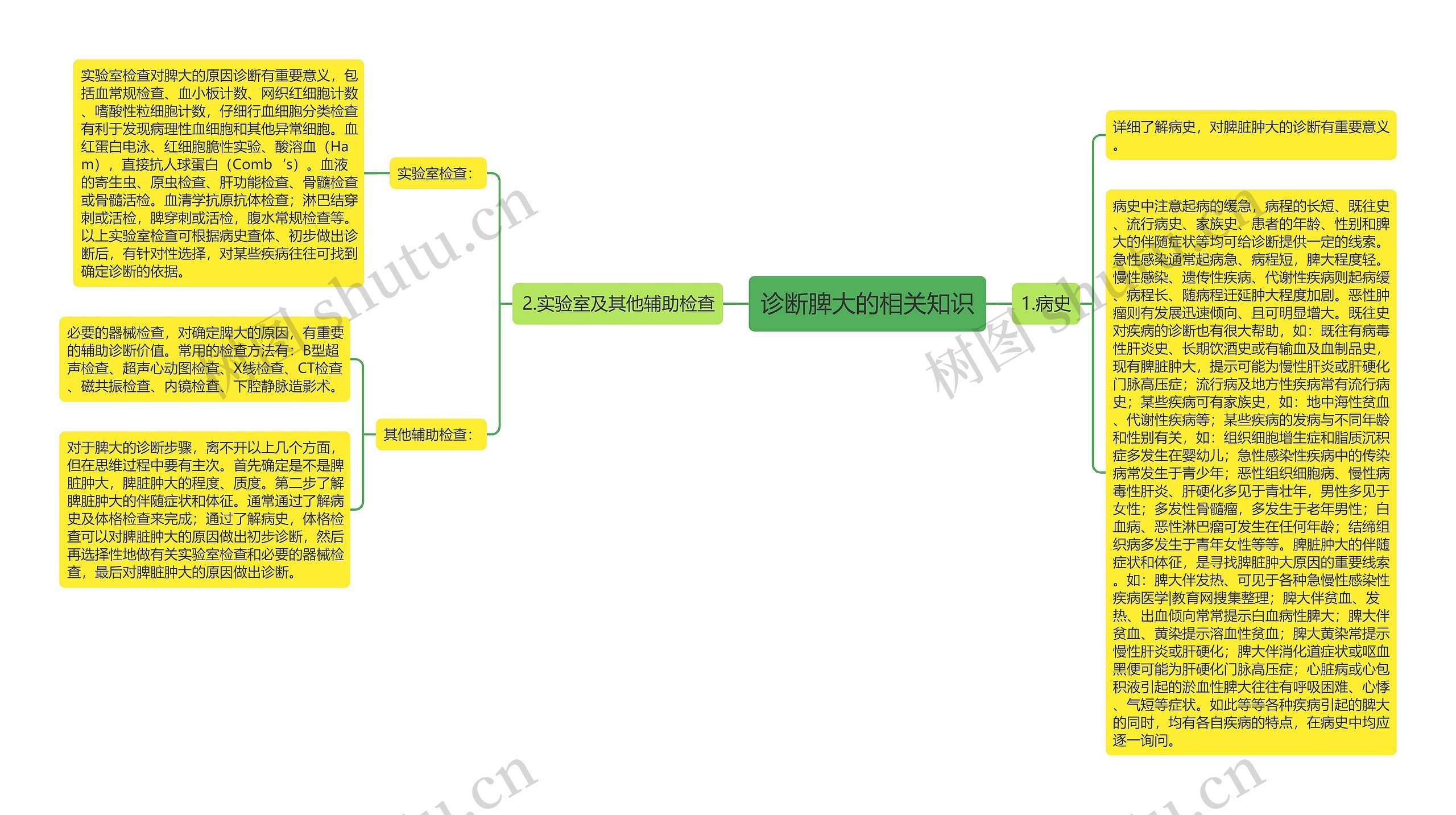 诊断脾大的相关知识 诊断脾大的相关知识