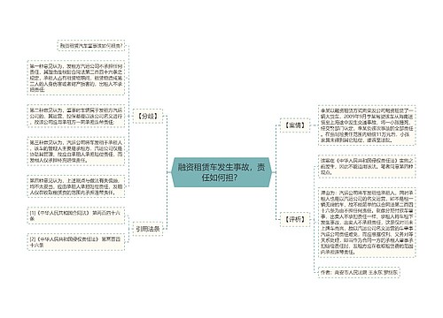 融资租赁车发生事故，责任如何担？