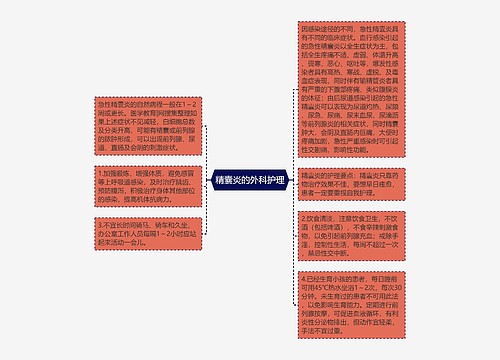 精囊炎的外科护理