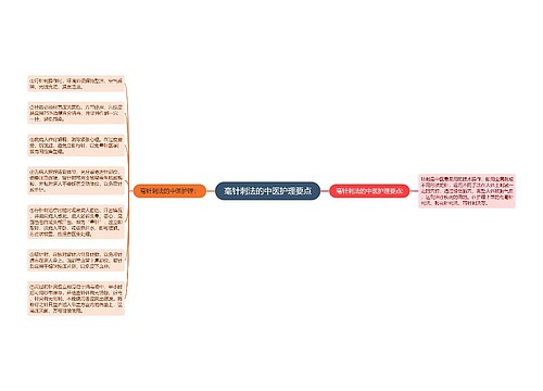 毫针刺法的中医护理要点